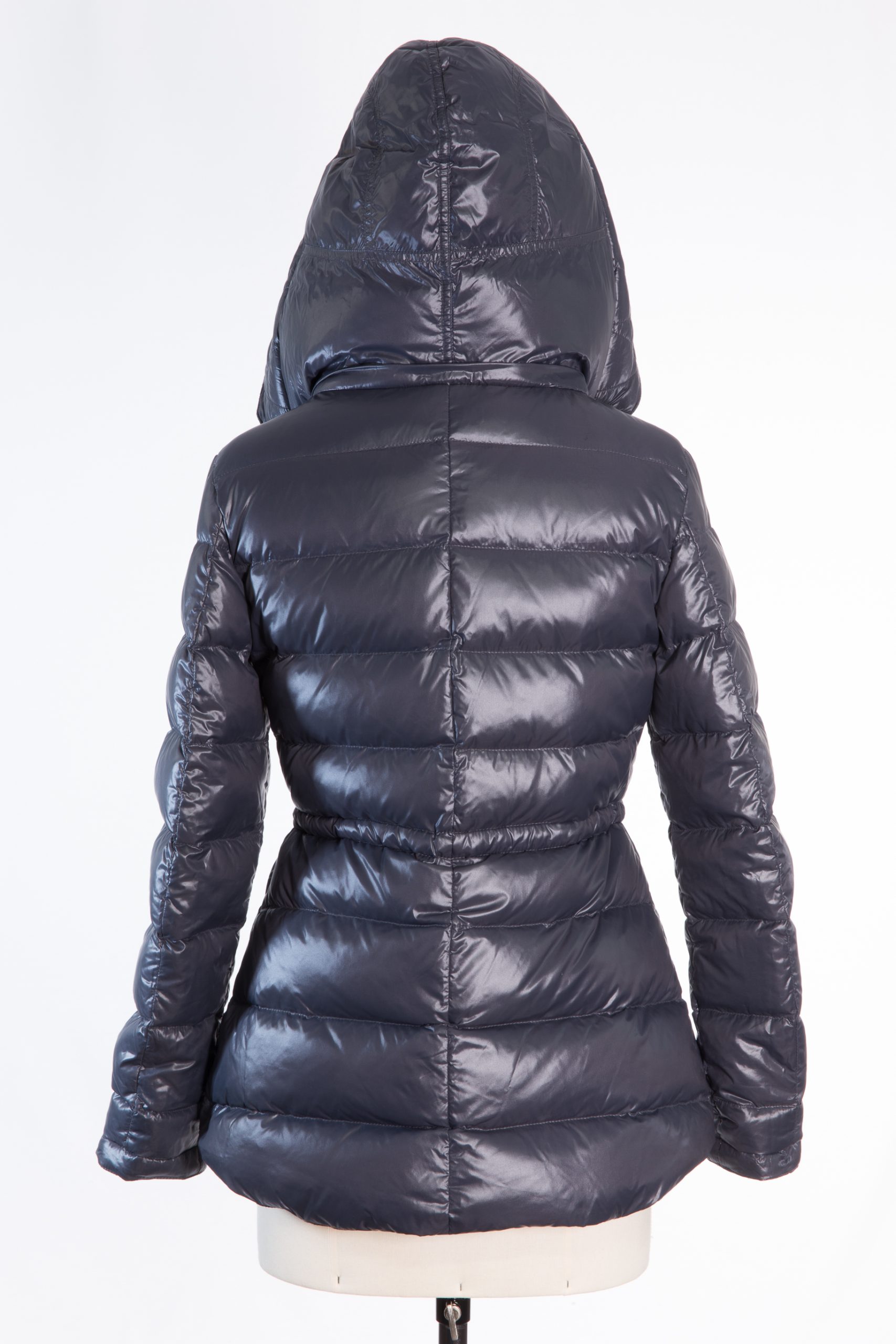 Patrizia Pepe, Firenze Reversible Down Jacket in Asphalt Grey
