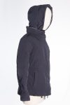 Patrizia Pepe, Firenze Reversible Down Jacket in Asphalt Grey