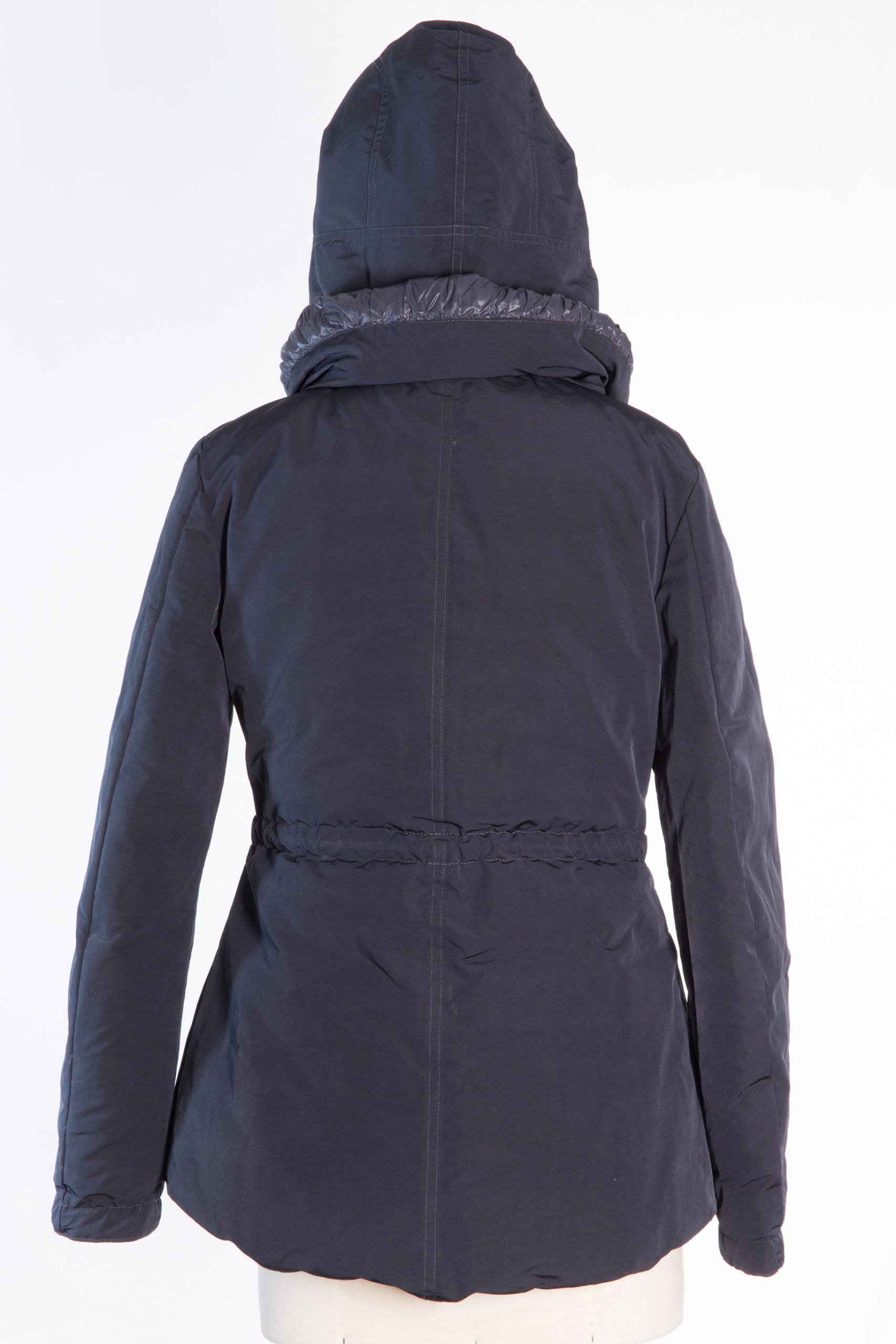 Patrizia Pepe, Firenze Reversible Down Jacket in Asphalt Grey