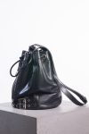 Saint Laurent Paris Black Leather Rider Bucket Bag Saint Laurent Paris Black Leather Rider Bucket Bag