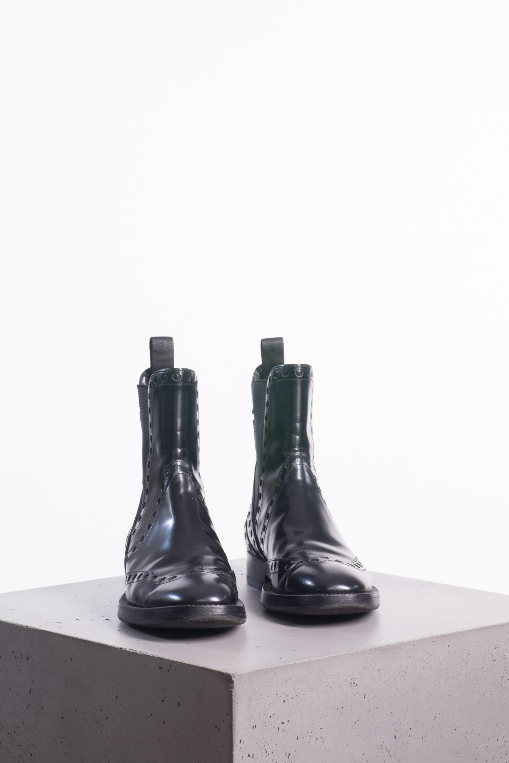 Alexander Wang, New York Women’s Black Leather Chelsea Boots