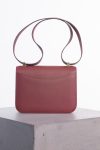 Hermes Constance burgundy epsom leather with gold hardware