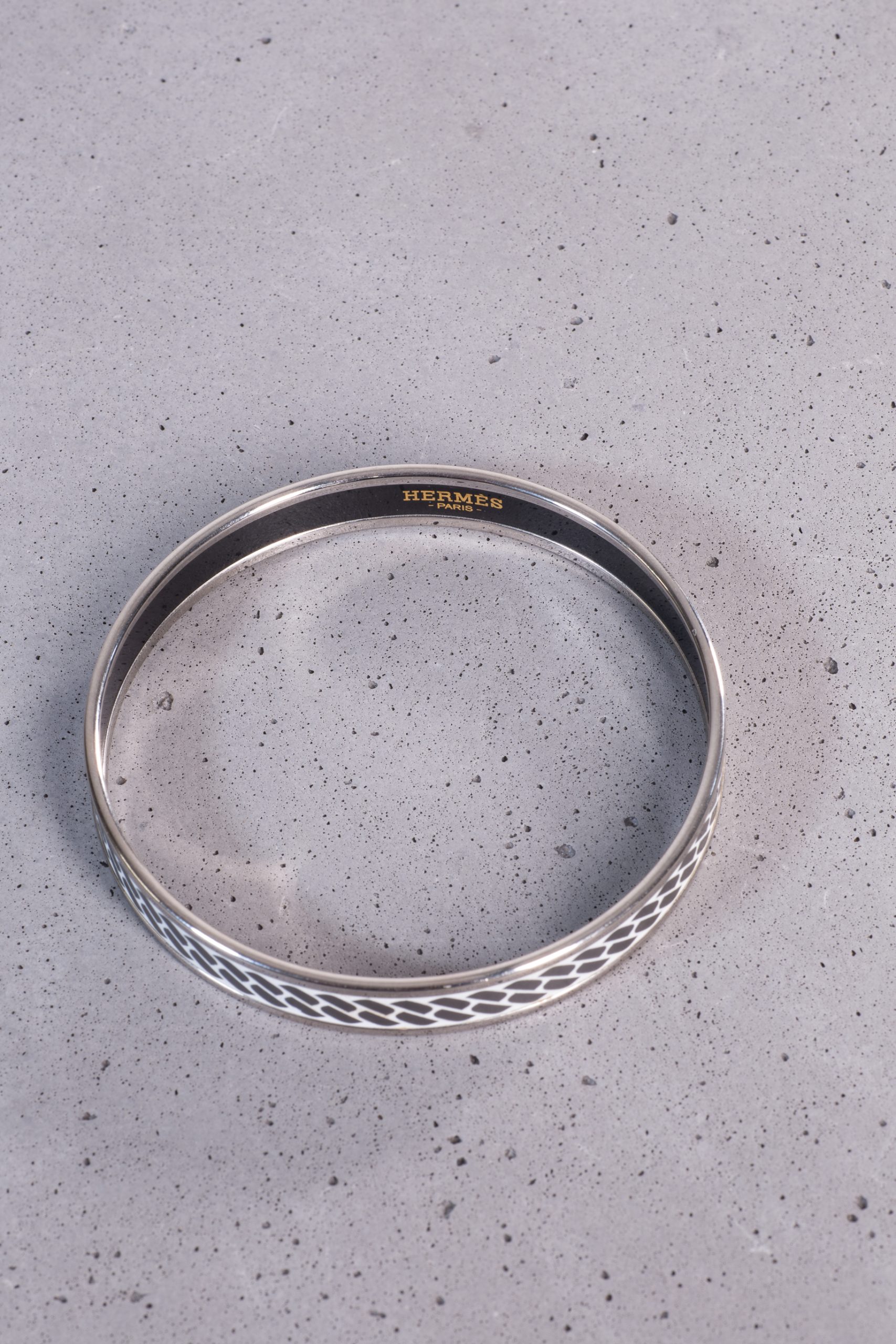Hermes Email PM enamel bracelet