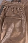 BRUNELLO CUCINELLI Cropped metallic straight-leg leather pants BRUNELLO CUCINELLI Cropped metallic straight-leg leather pants