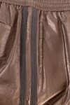 BRUNELLO CUCINELLI Cropped metallic straight-leg leather pants BRUNELLO CUCINELLI Cropped metallic straight-leg leather pants