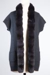 Loro Piana Baby Cashmere & Chinchilla Vest — Size S Loro Piana Baby Cashmere & Chinchilla Vest — Size S