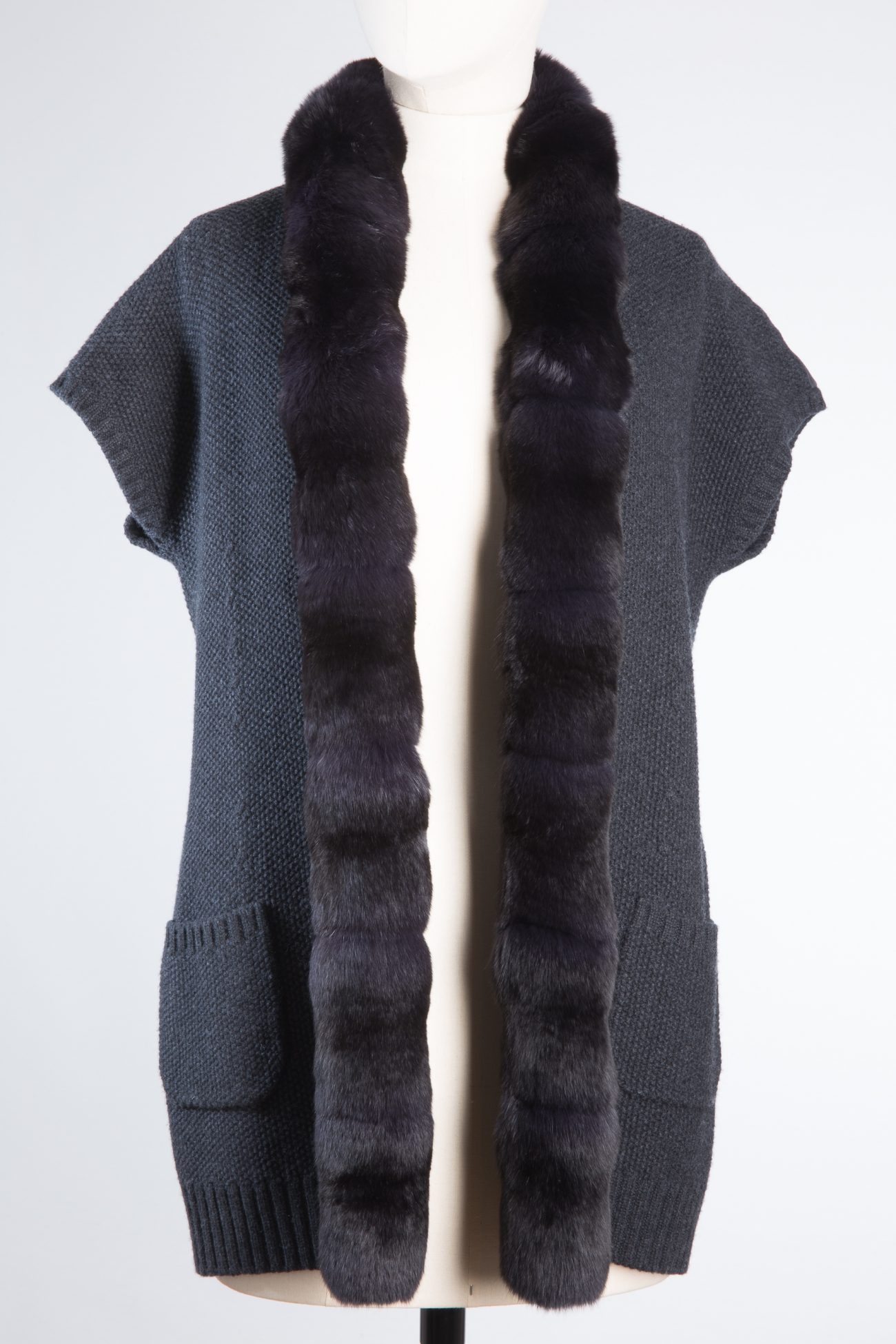 Loro Piana Baby Cashmere & Chinchilla Vest — Size S Loro Piana Baby Cashmere & Chinchilla Vest — Size S