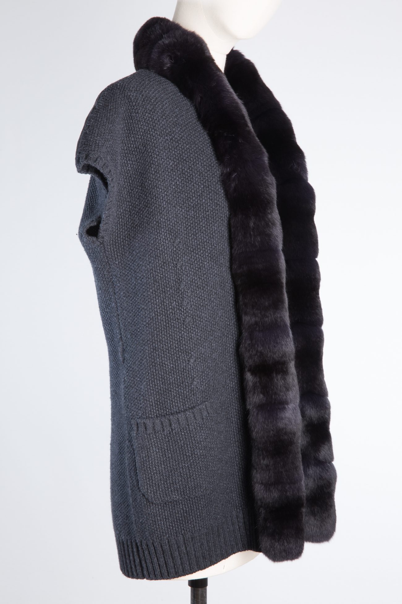 Loro Piana Baby Cashmere & Chinchilla Vest — Size S Loro Piana Baby Cashmere & Chinchilla Vest — Size S