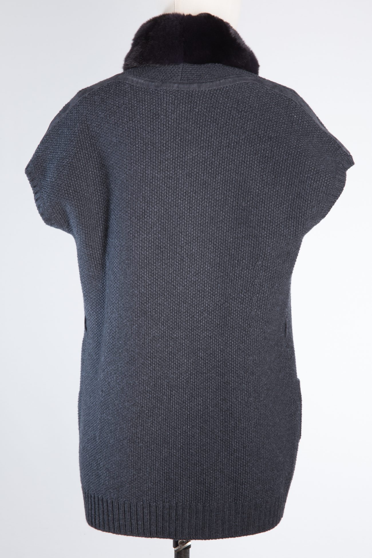 Loro Piana Baby Cashmere & Chinchilla Vest — Size S Loro Piana Baby Cashmere & Chinchilla Vest — Size S