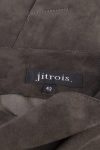 Jitrois, Paris Brown Suede Pencil Skirt