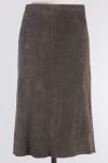 Jitrois, Paris Brown Suede Pencil Skirt