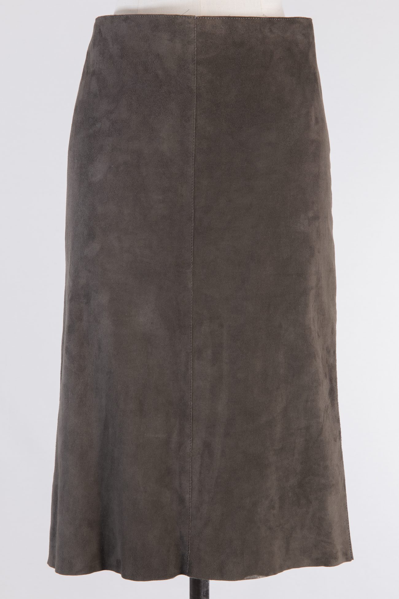Jitrois, Paris Brown Suede Pencil Skirt