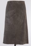 Jitrois, Paris Brown Suede Pencil Skirt