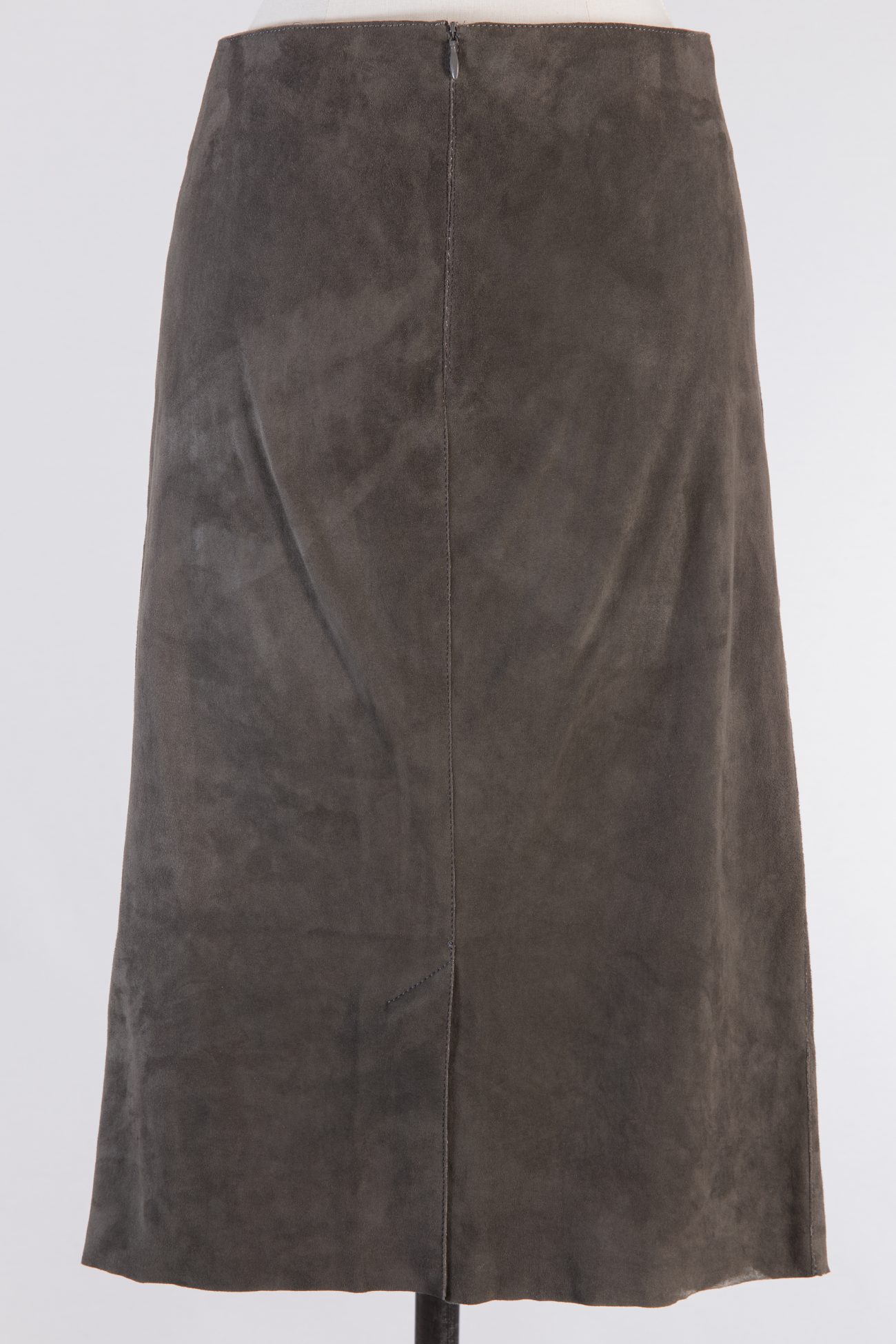 Jitrois, Paris Brown Suede Pencil Skirt