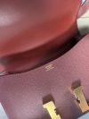 Hermes Constance burgundy epsom leather with gold hardware