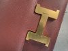 Hermes Constance burgundy epsom leather with gold hardware