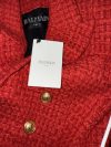 Classic Tailored Balmain Blazer in a Rare Brick-Red Hue