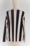 Brunello Cucinelli Embellished Striped Cashmere Cardigan Brunello Cucinelli Embellished Striped Cashmere Cardigan