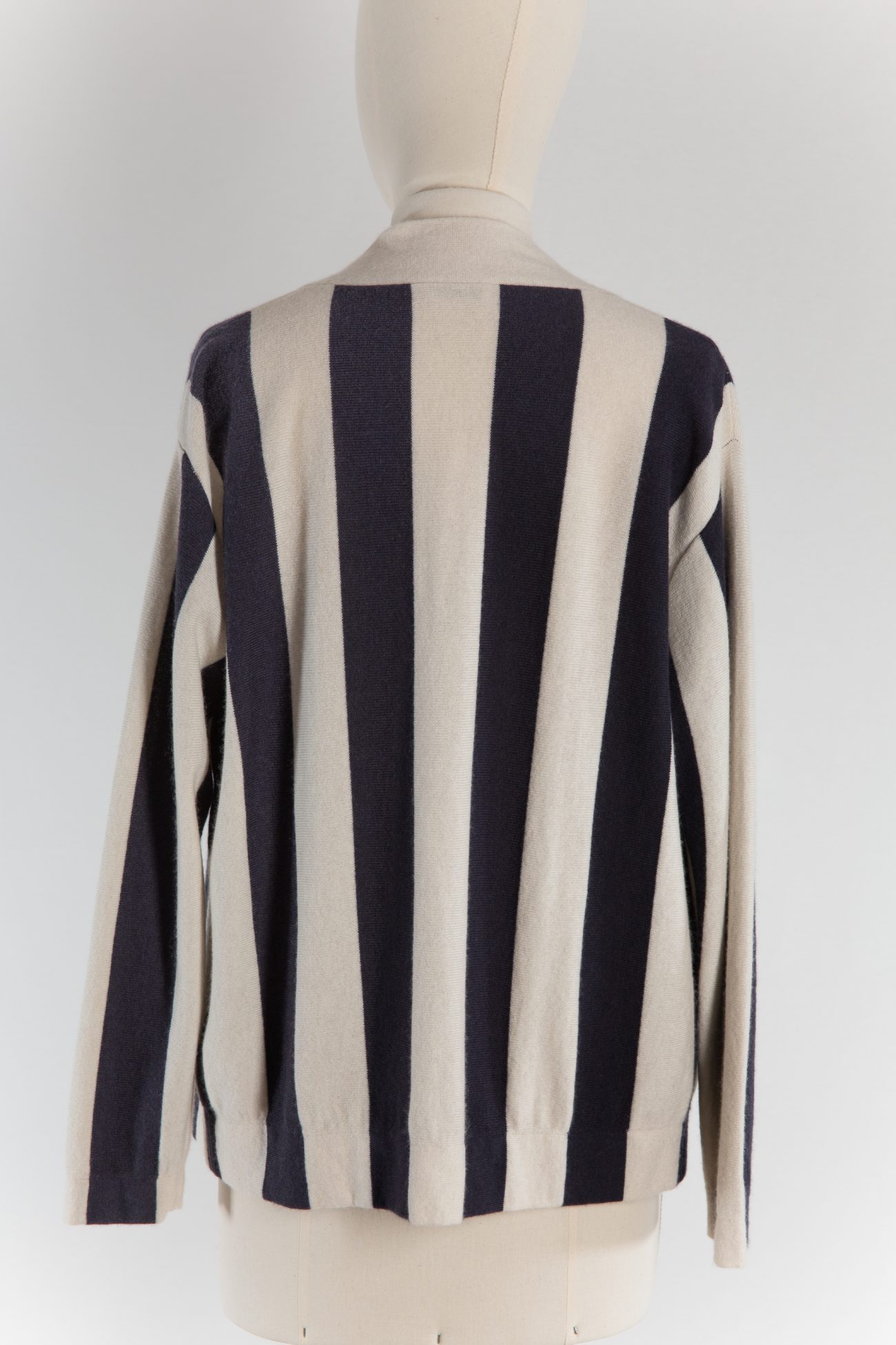 Brunello Cucinelli Embellished Striped Cashmere Cardigan Brunello Cucinelli Embellished Striped Cashmere Cardigan