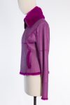 Versace Fuchsia Rabbit Fur Shearling Jacket Versace Fuchsia Rabbit Fur Shearling Jacket