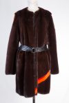 Louis Vuitton Limited Edition Reversible Mink Fur & Leather Belted Coat Louis Vuitton Limited Edition Reversible Mink Fur & Leather Belted Coat