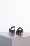 Christian Dior J’Adior Dark-Blue Slingbacks with Light-Blue Botanical Embroidery Christian Dior J’Adior Dark-Blue Slingbacks with Light-Blue Botanical Embroidery