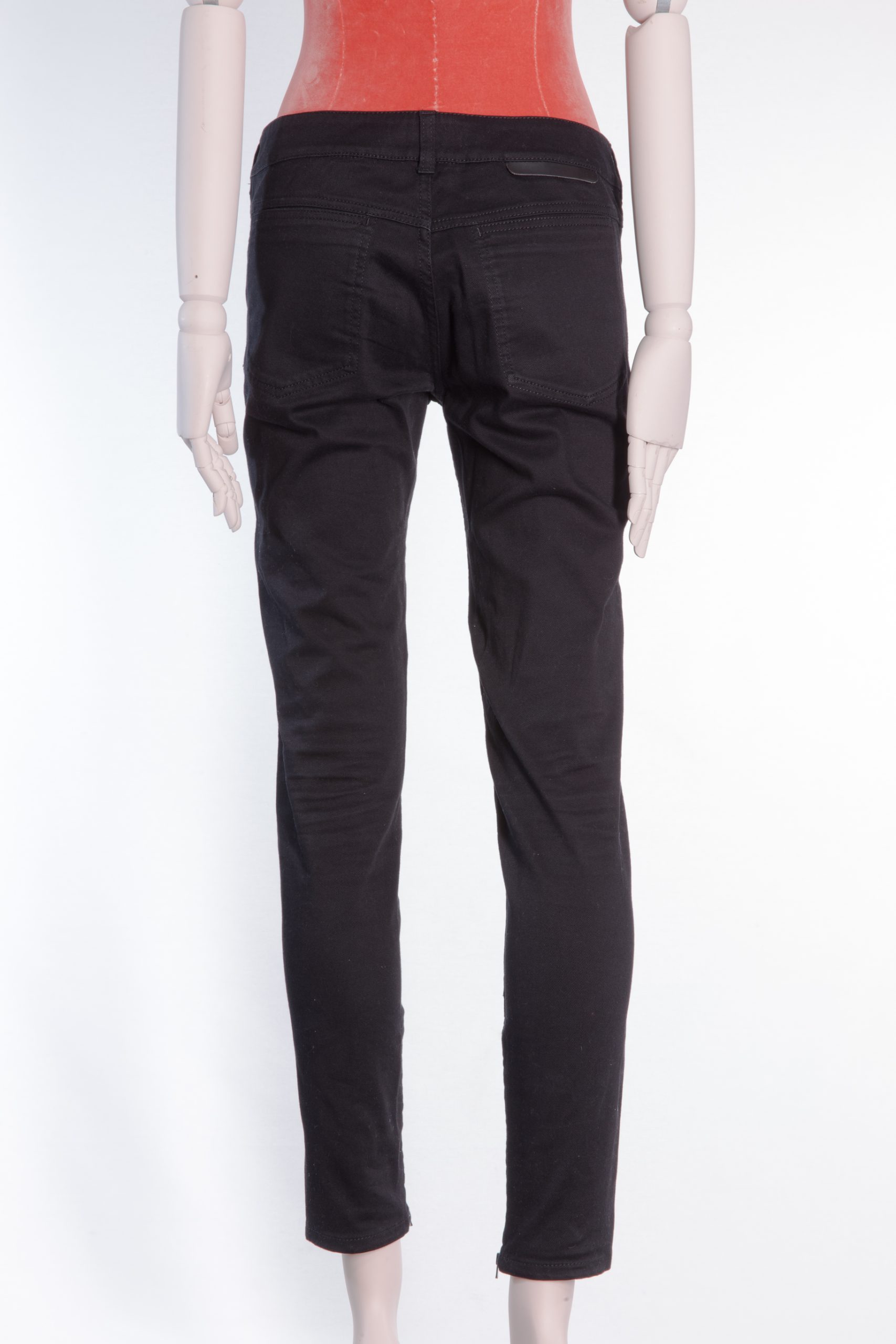 Stella McCartney Velvet-Front Skinny Trousers Stella McCartney Velvet-Front Skinny Trousers