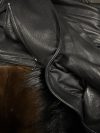 ADAMO Luxury Genuine Lamb Leather Vest with Mink and Fox Fur Accents ADAMO Luxury Genuine Lamb Leather Vest with Mink and Fox Fur Accents