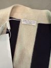 Brunello Cucinelli Embellished Striped Cashmere Cardigan Brunello Cucinelli Embellished Striped Cashmere Cardigan