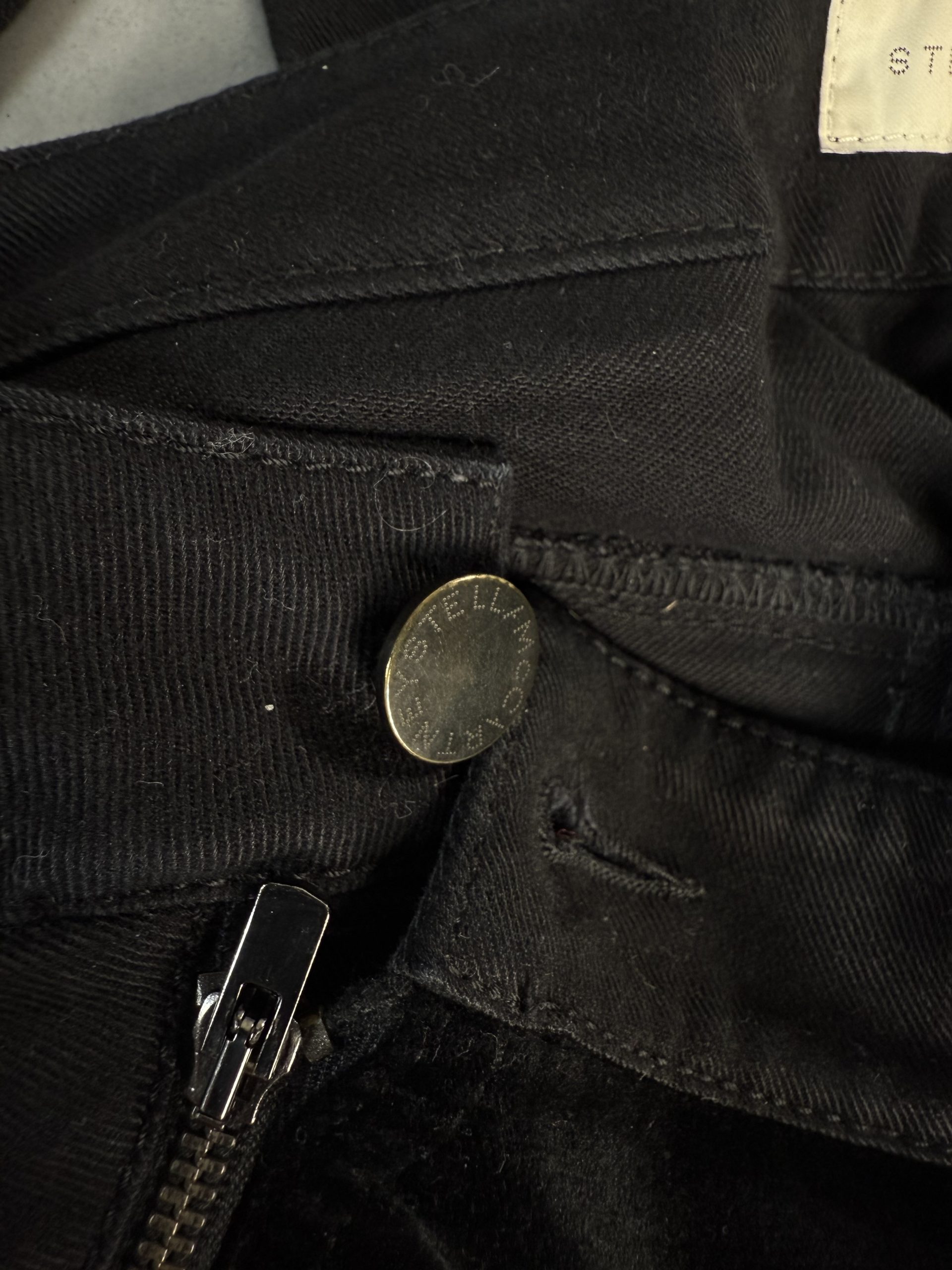 Stella McCartney Velvet-Front Skinny Trousers Stella McCartney Velvet-Front Skinny Trousers