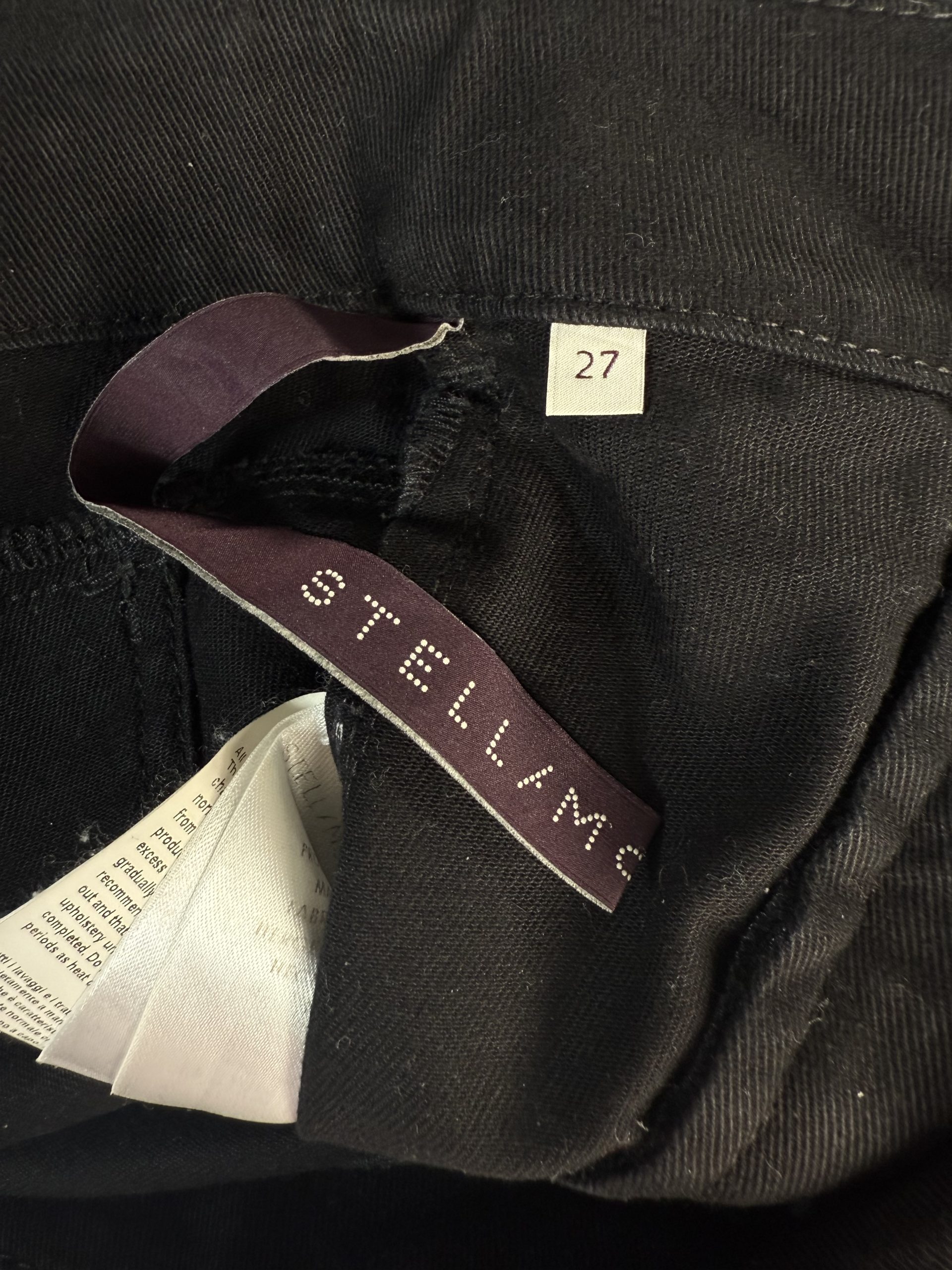 Stella McCartney Velvet-Front Skinny Trousers Stella McCartney Velvet-Front Skinny Trousers