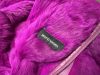 Versace Fuchsia Rabbit Fur Shearling Jacket Versace Fuchsia Rabbit Fur Shearling Jacket