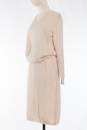 Brunello Cucinelli Long-sleeve cashmere dress