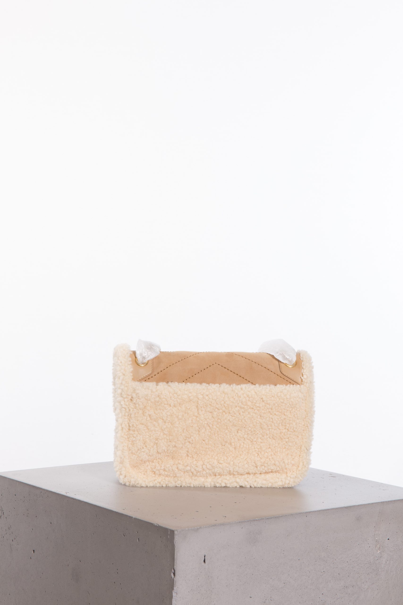 Saint Laurent Niki Medium Monogram Shearling Bag