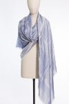 Louis Vuitton Monogram Silk–Cashmere Shawl in Light Blue Louis Vuitton Monogram Silk–Cashmere Shawl in Light Blue