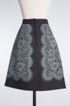 Dolce & Gabbana Lace-Trimmed Wool Mini Skirt Dolce & Gabbana Lace-Trimmed Wool Mini Skirt