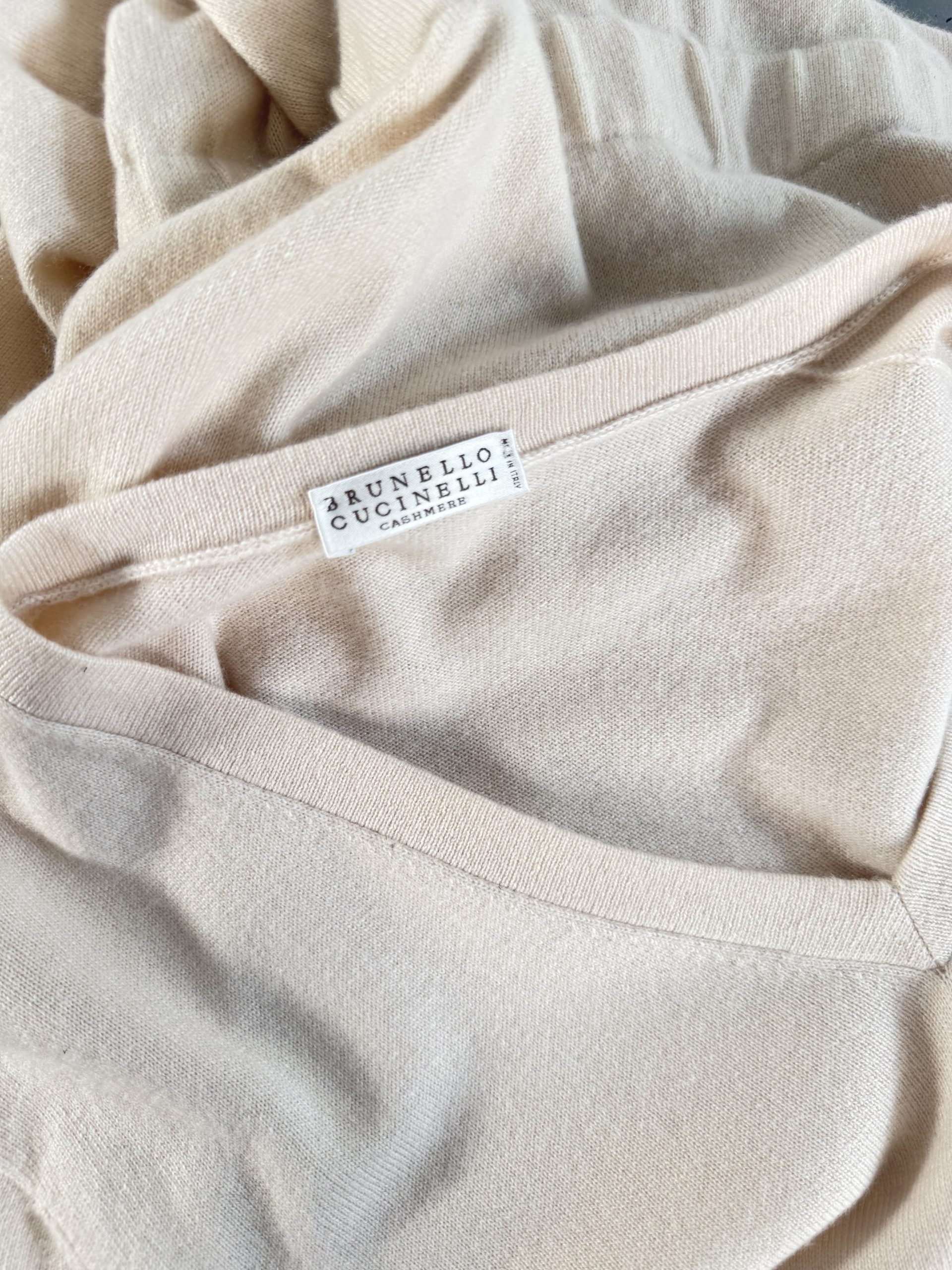 Brunello Cucinelli Long-sleeve cashmere dress