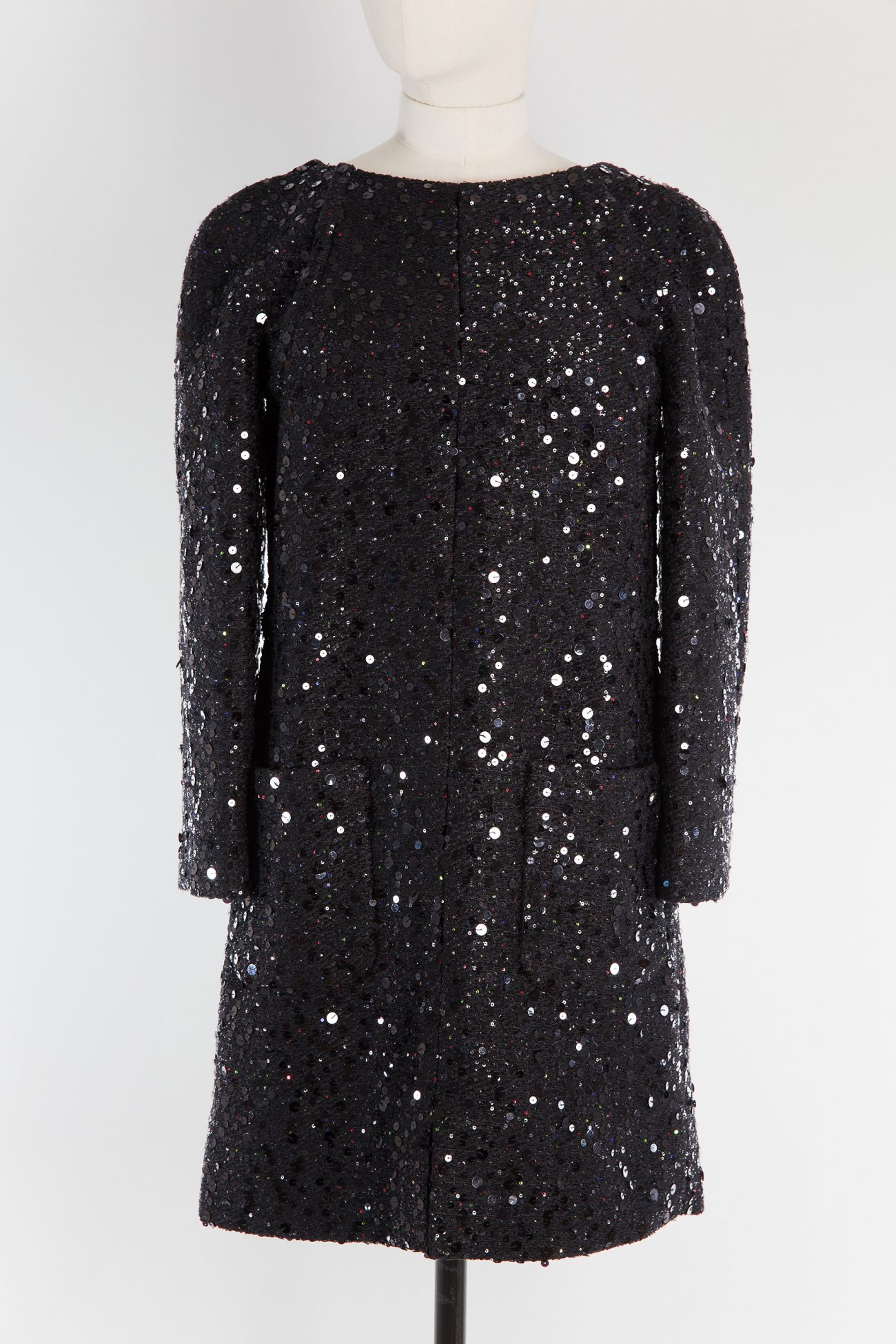 CHANEL TWEED DRESS, FR36 Fantasy Glitter Tweed Mini from Fall/Winter