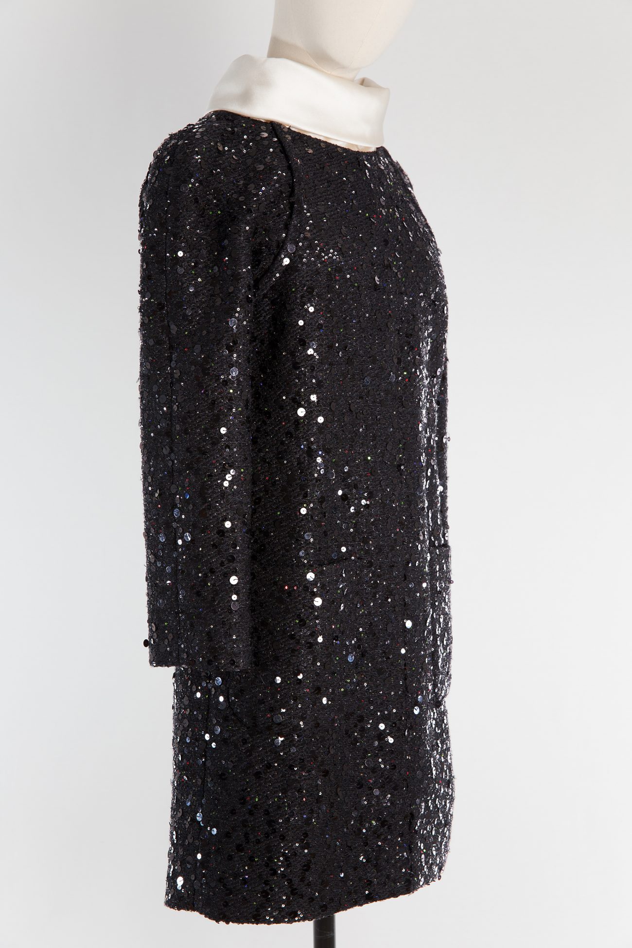 CHANEL TWEED DRESS, FR36 Fantasy Glitter Tweed Mini from Fall/Winter