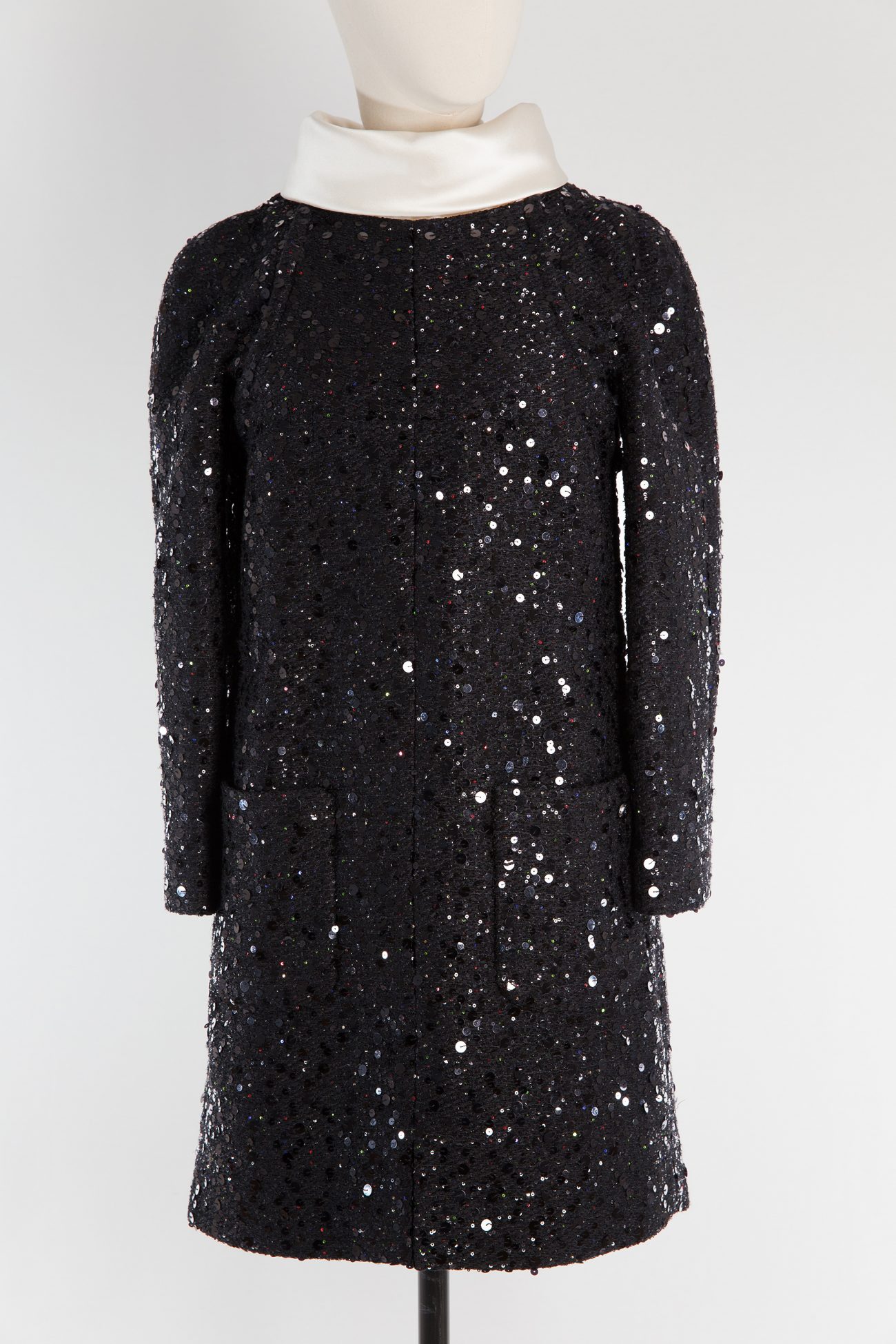 CHANEL TWEED DRESS, FR36 Fantasy Glitter Tweed Mini from Fall/Winter