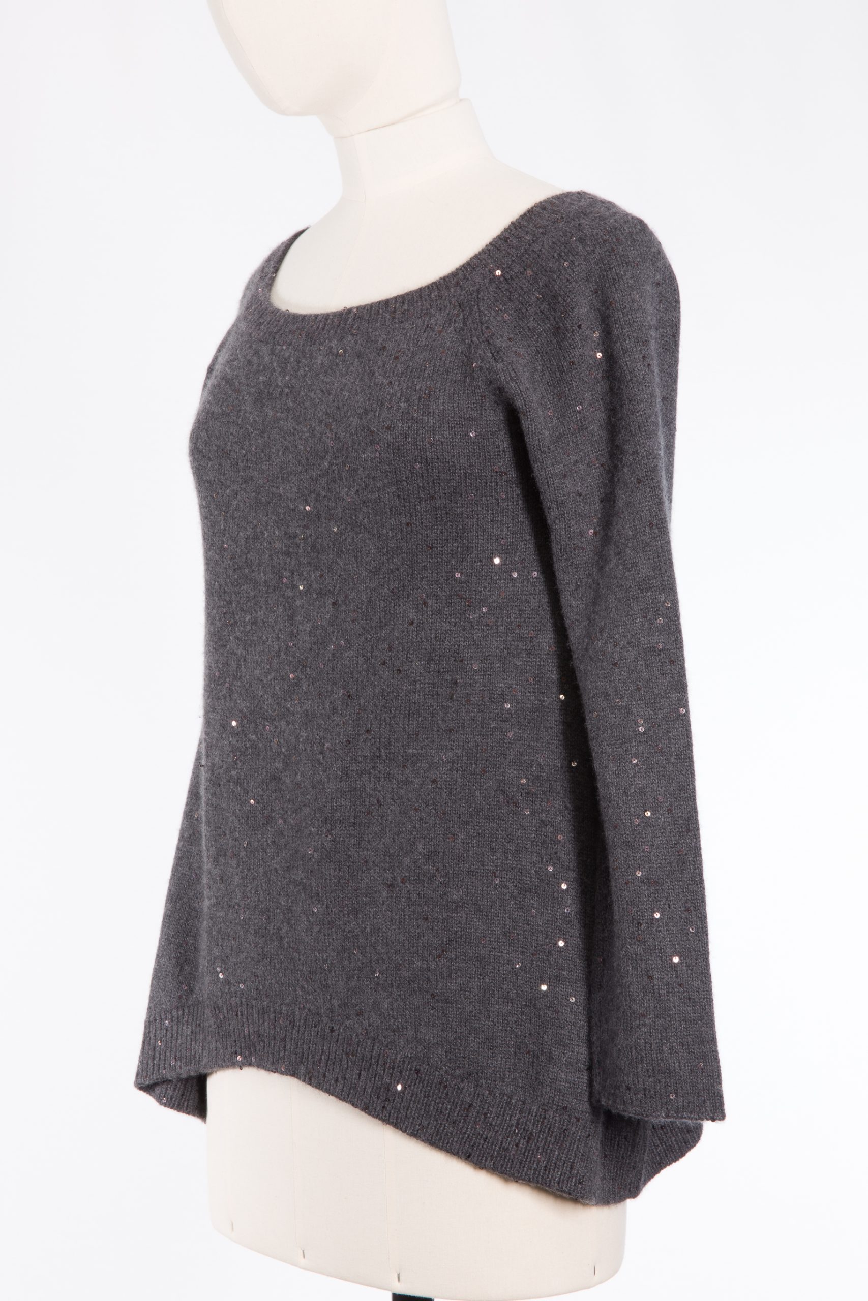 Brunello Cucinelli Asymmetrical Cashmere Pullover Brunello Cucinelli Asymmetrical Cashmere Pullover