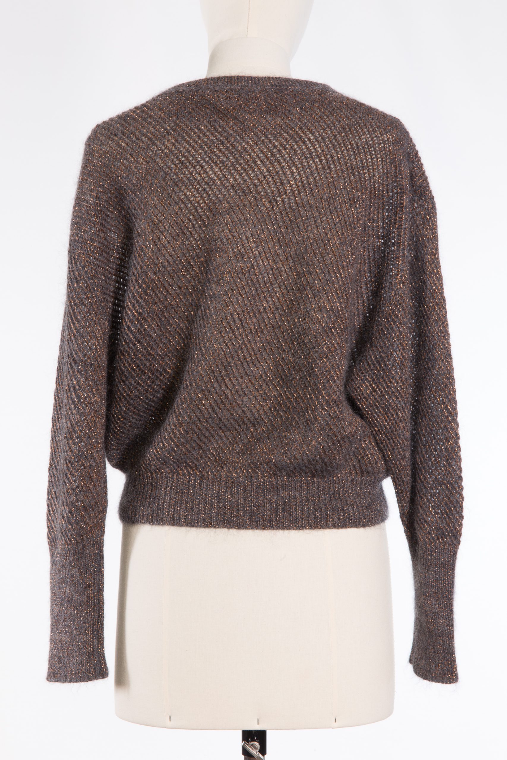 Brunello Cucinelli Open-Knit Shimmer Sweater Brunello Cucinelli Open-Knit Shimmer Sweater