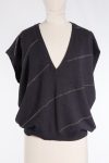 Brunello Cucinelli Graphite cashmere Monili beads vest Brunello Cucinelli Graphite cashmere Monili beads vest