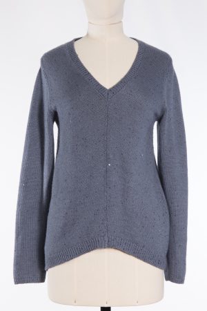 Brunello Cucinelli Cashmere Sequin V-Neck Sweater