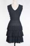 Alaia Sculpted Knit Wool Dress Alaia Sculpted Knit Wool Dress