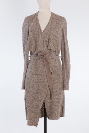 Asymmetric Belted Knit Cardigan Coat – Ralph Lauren Purple Label