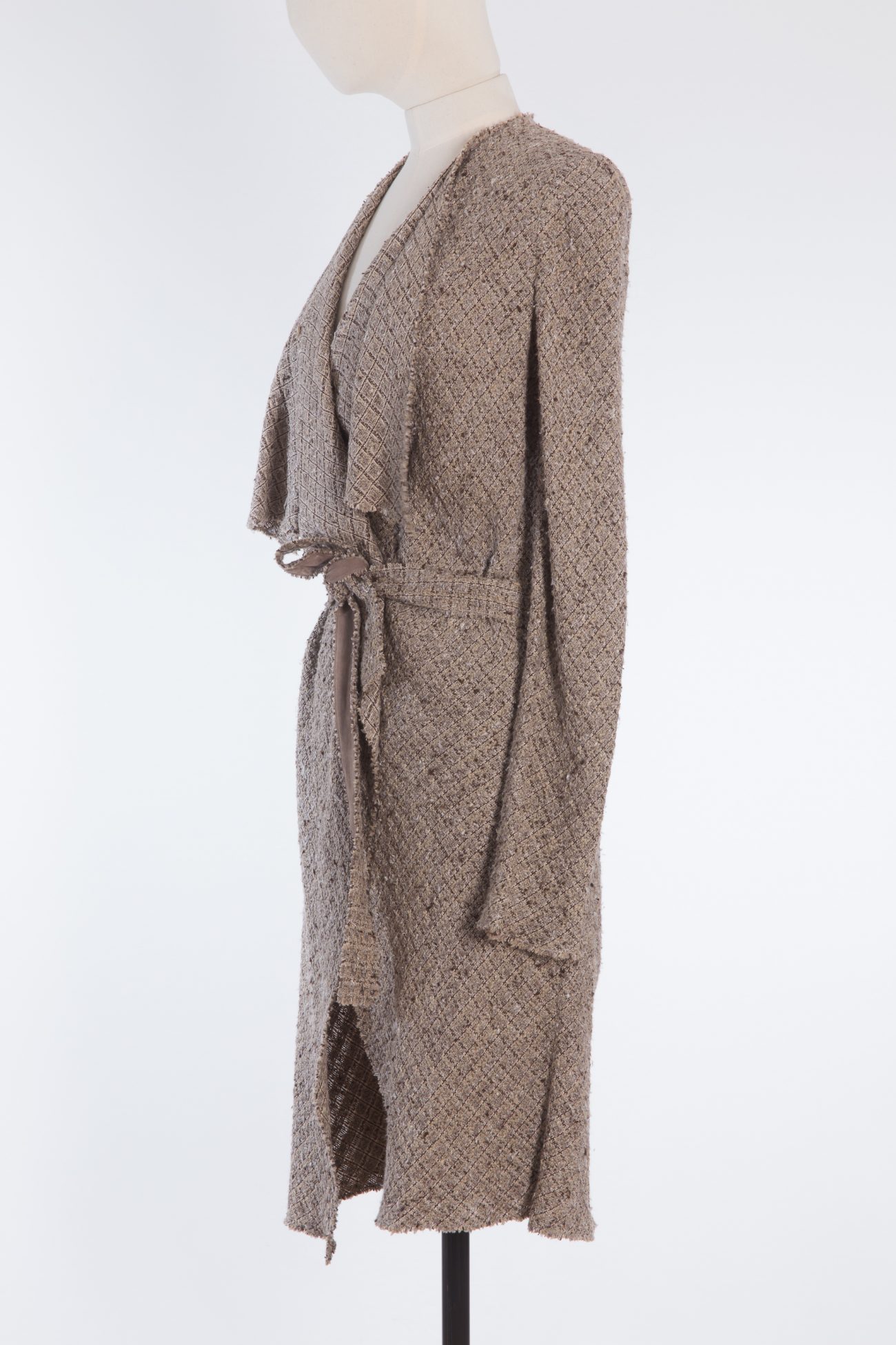 Asymmetric Belted Knit Cardigan Coat – Ralph Lauren Purple Label Asymmetric Belted Knit Cardigan Coat – Ralph Lauren Purple Label