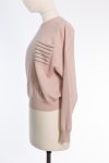 Brunello Cucinelli Cashmere Sweater in Dusty Rose monili beads pocket Brunello Cucinelli Cashmere Sweater in Dusty Rose monili beads pocket