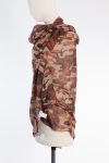 Brunello Cucinelli Lightweight Cashmere Blend Scarf in Warm Camouflage Tones Brunello Cucinelli Lightweight Cashmere Blend Scarf in Warm Camouflage Tones