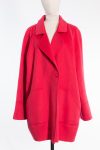Elegant Scarlet Cashmere Coat – Iris von Arnim Elegant Scarlet Cashmere Coat – Iris von Arnim
